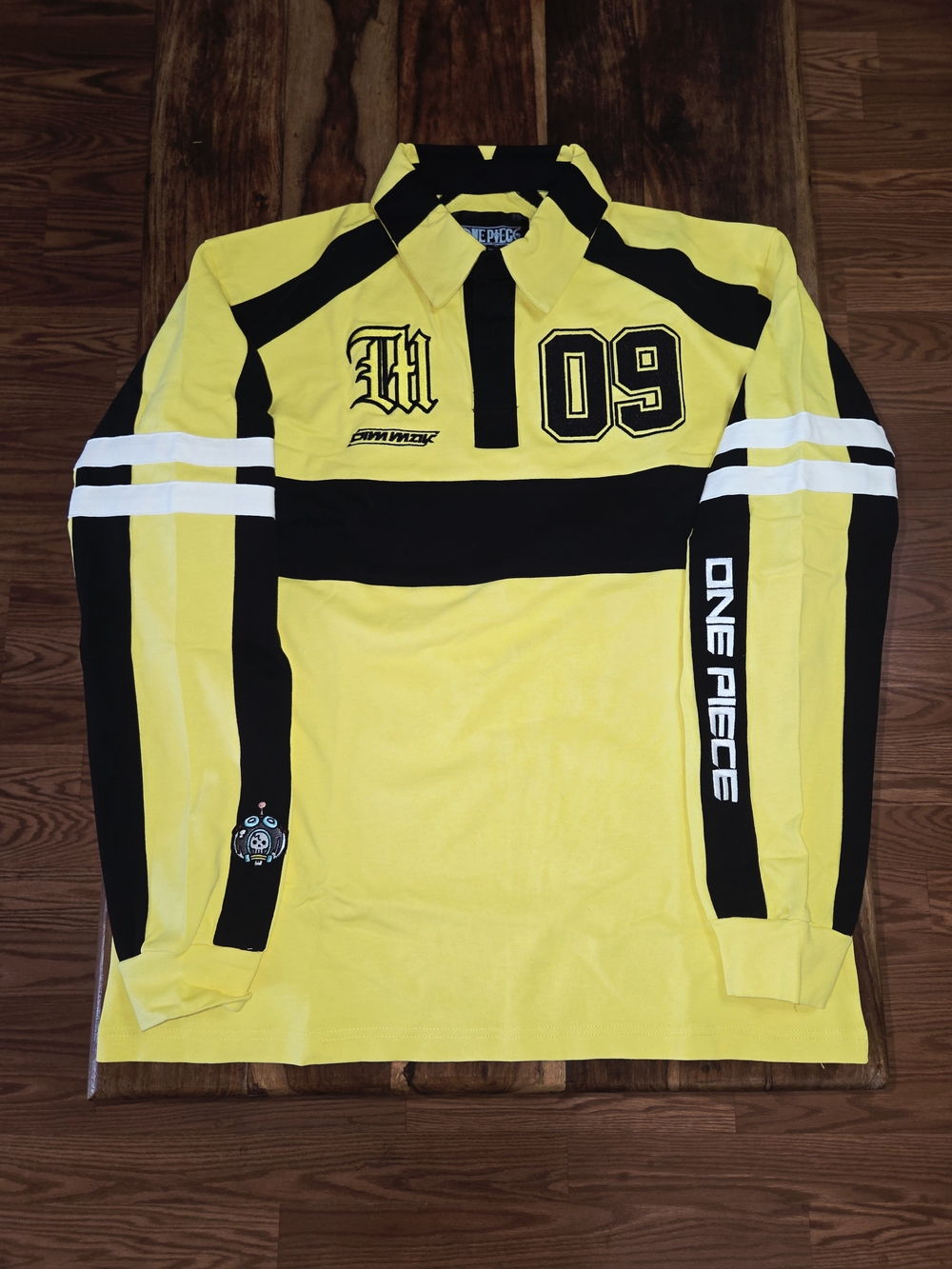 Steve Aoki's Dim Mak/One-Piece Collab Men's Rugby Shirt